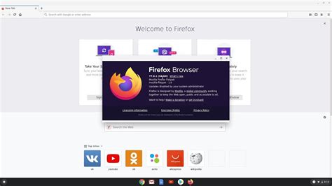 There are two ways to get Firefox on your device. Install Firefox from Google Play Store: on newer versions of Chrome OS (x86 based Chromebook running Chrome OS 80 or later), you have the option to install the Firefox for Android app. This app is developed for mobile devices. Install Firefox as a Linux app: going this route takes a few more ... 